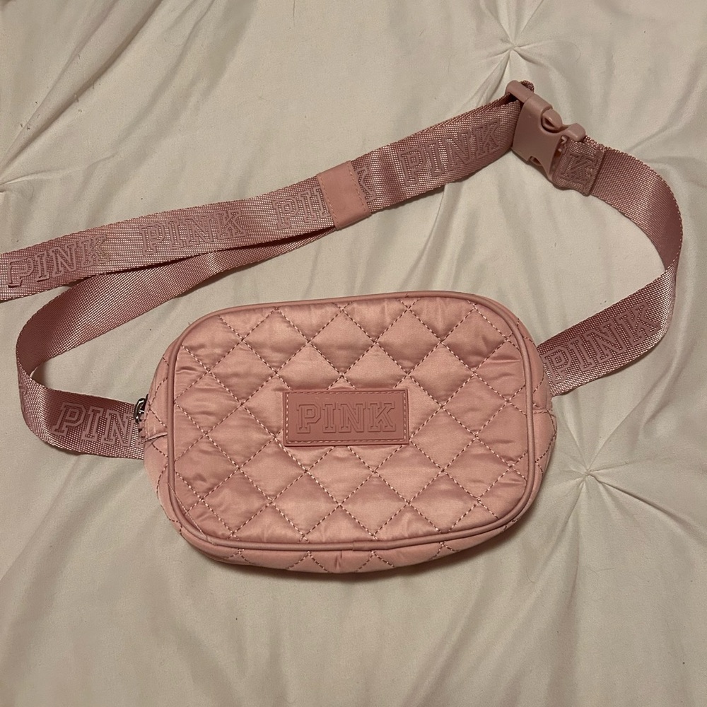 PINK Victoria's Secret Quilted Crossbody/Fanny Pack Bag